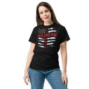 Faith t shirt gift Faith over fear tee Unisex classic tee