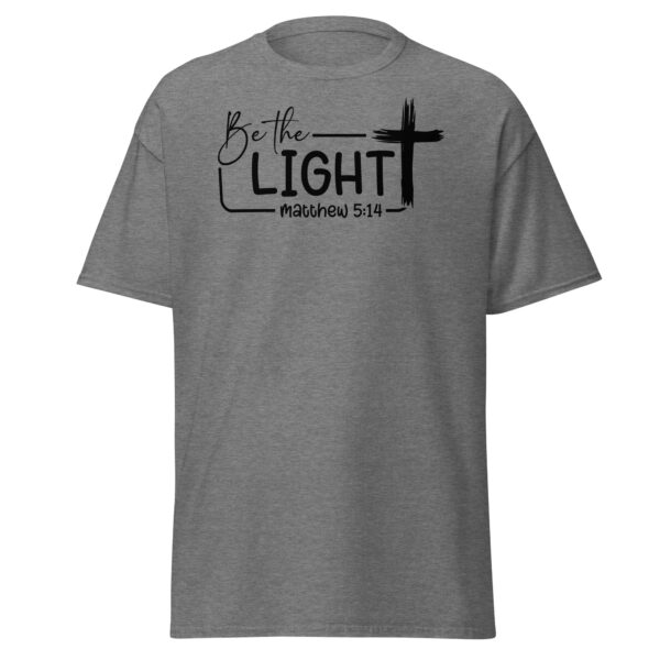 Christian cross t shirt gift be the light tee Unisex classic tee - Image 7