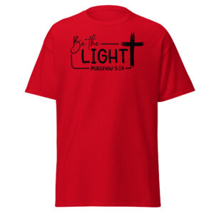 Christian cross t shirt gift be the light tee Unisex classic tee