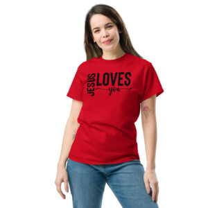 Jesus t shirts gift Jesus loves you tee Unisex classic tee