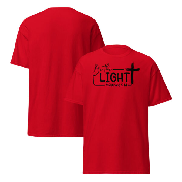 Christian cross t shirt gift be the light tee Unisex classic tee - Image 6
