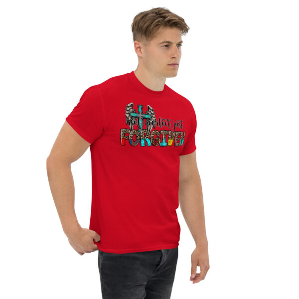 Christian t shirts gift not perfect just forgiven tee Unisex classic tee - Image 3