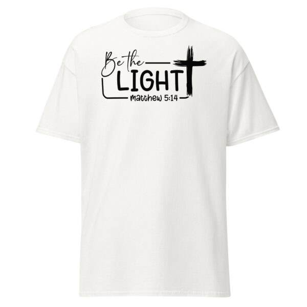 Christian cross t shirt gift be the light tee Unisex classic tee - Image 9